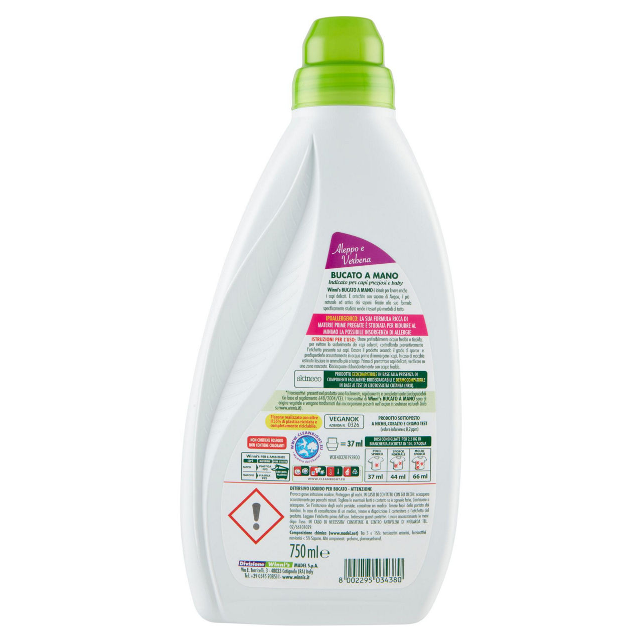 Detersivo winni"s naturel bucato a mano flacone ml.750 - Immagine 21