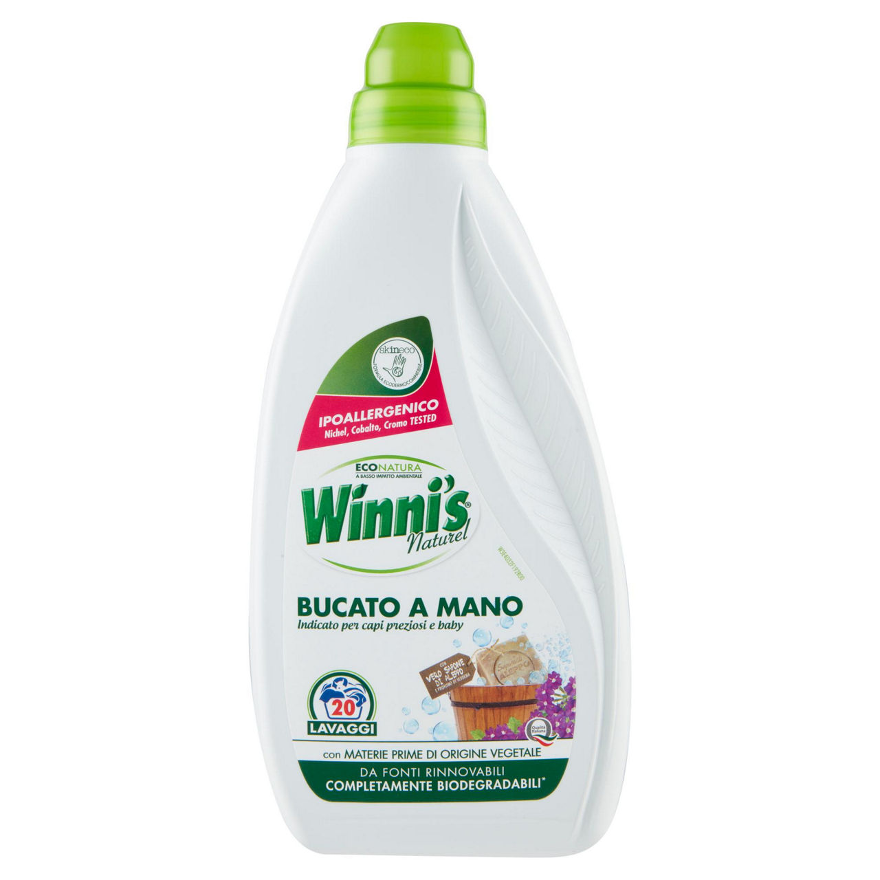 Detersivo winni"s naturel bucato a mano flacone ml.750