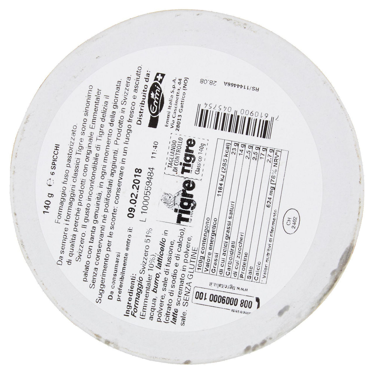 Formaggini con Emmentaler Svizzero 6 pz 140 gr - Immagine 41