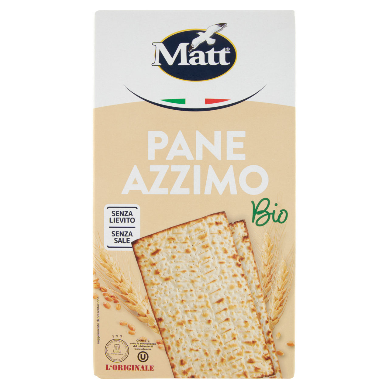 Pane azzimo bio 200 gr
