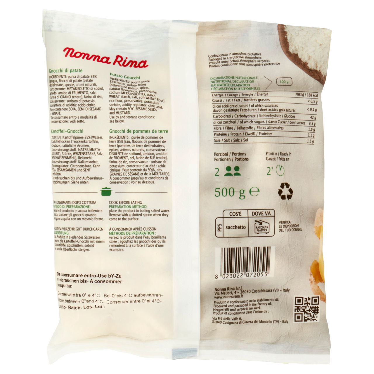 Gnocchi freschi di patate 500 gr - Immagine 21