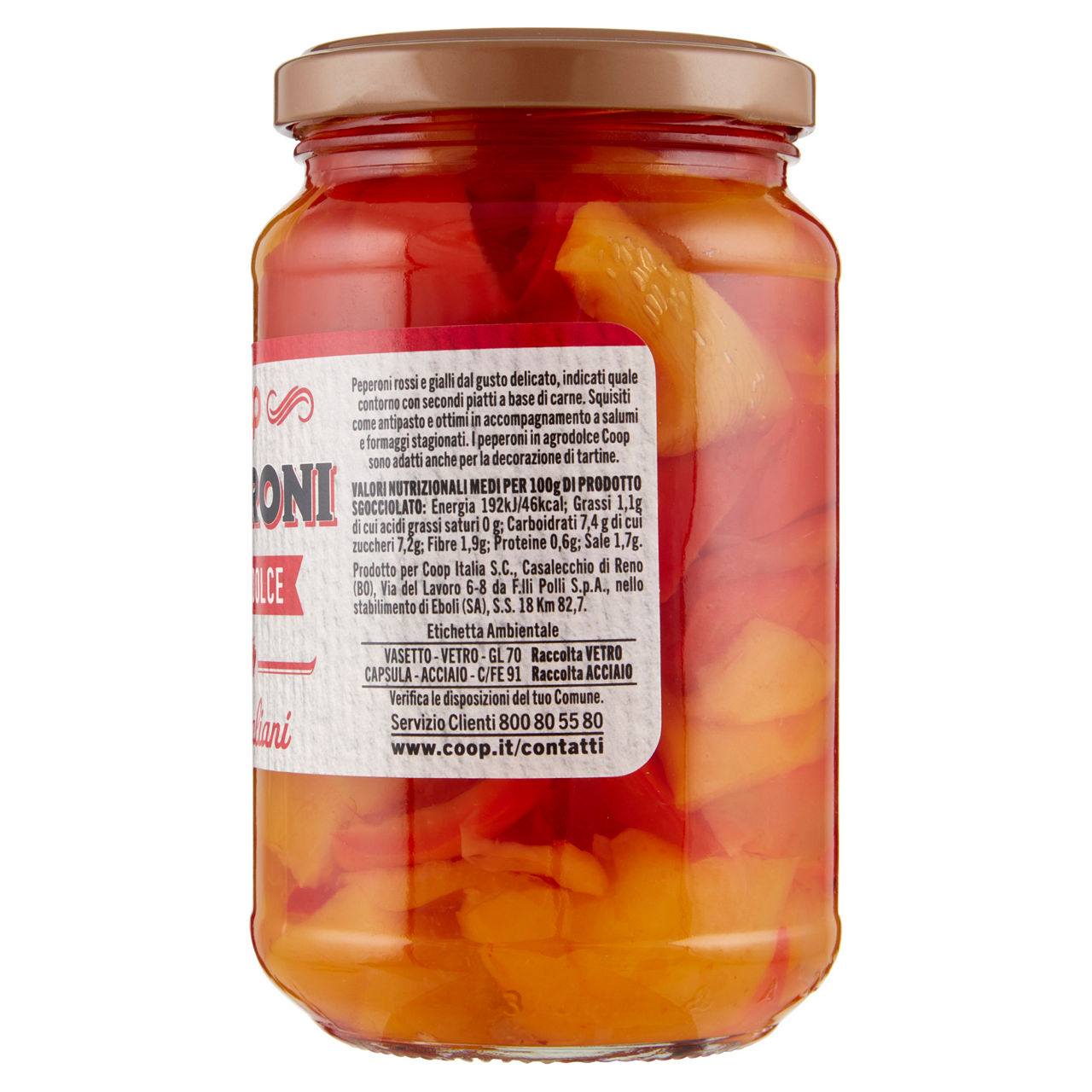 Peperoni in agrodolce coop vv g 210 - Immagine 11