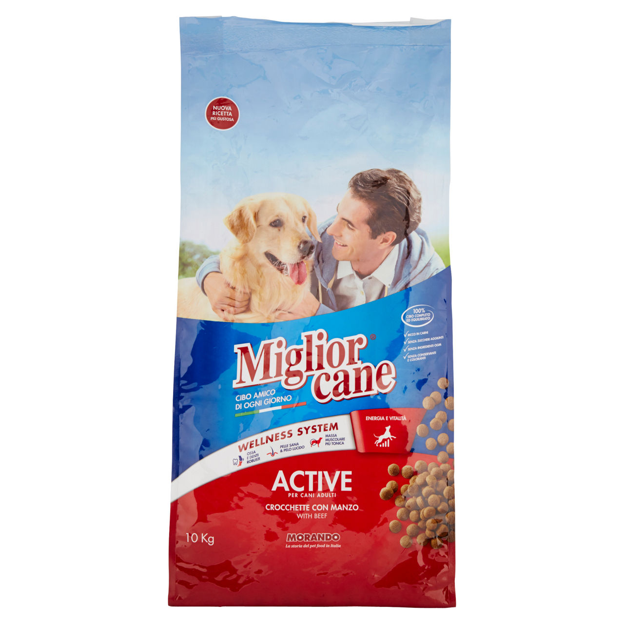 Crocchette per cani adulti con manzo 10 kg - Immagine 01
