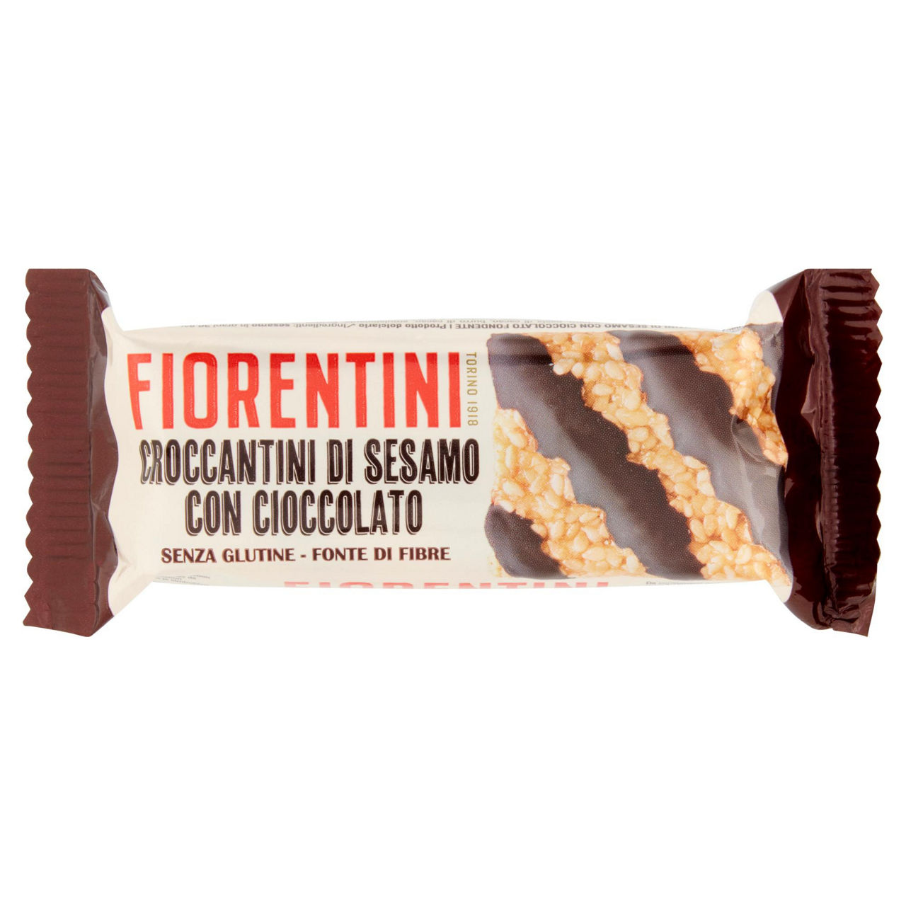 Croccantini di sesamo con cioccolato 60 gr - Immagine 01