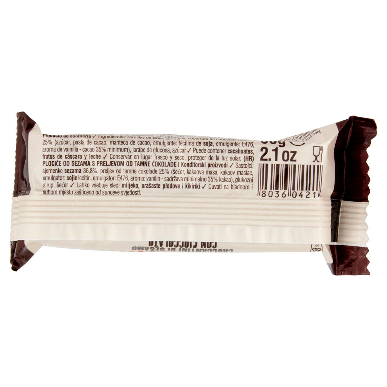 Croccantini di sesamo con cioccolato 60 gr - Immagine 41