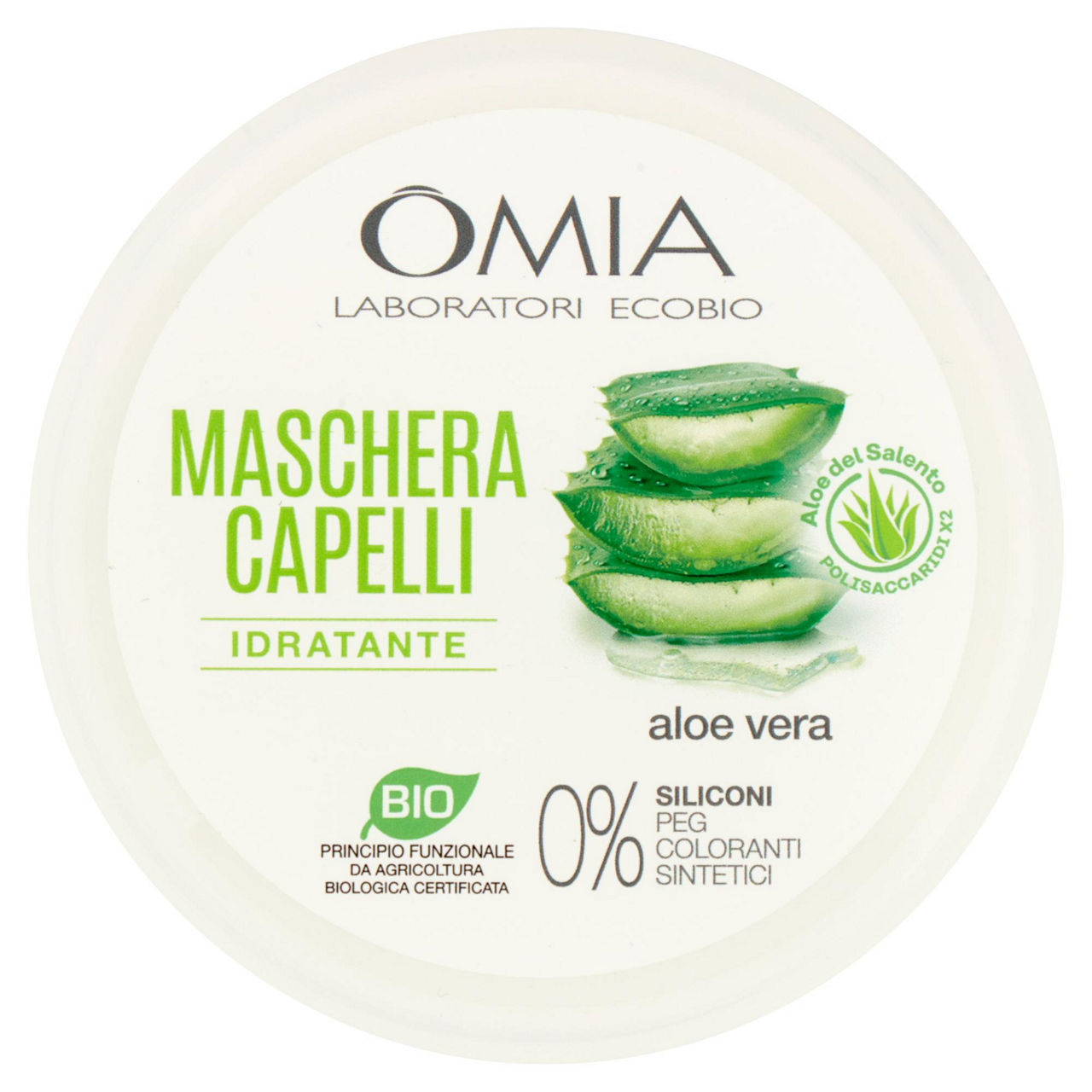 Maschera capelli aloe vera ecobiologia omia ml 250 - Immagine 21