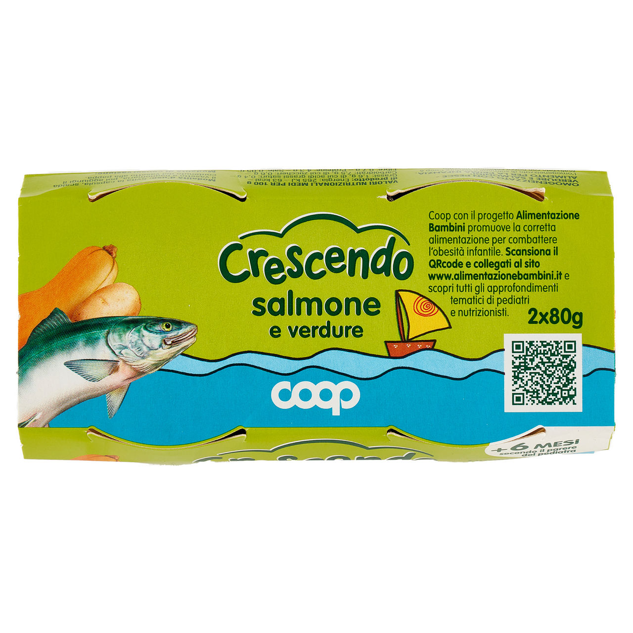 Omogeneizzato di salmone e verdure 2 pz x 80 gr - Immagine 31