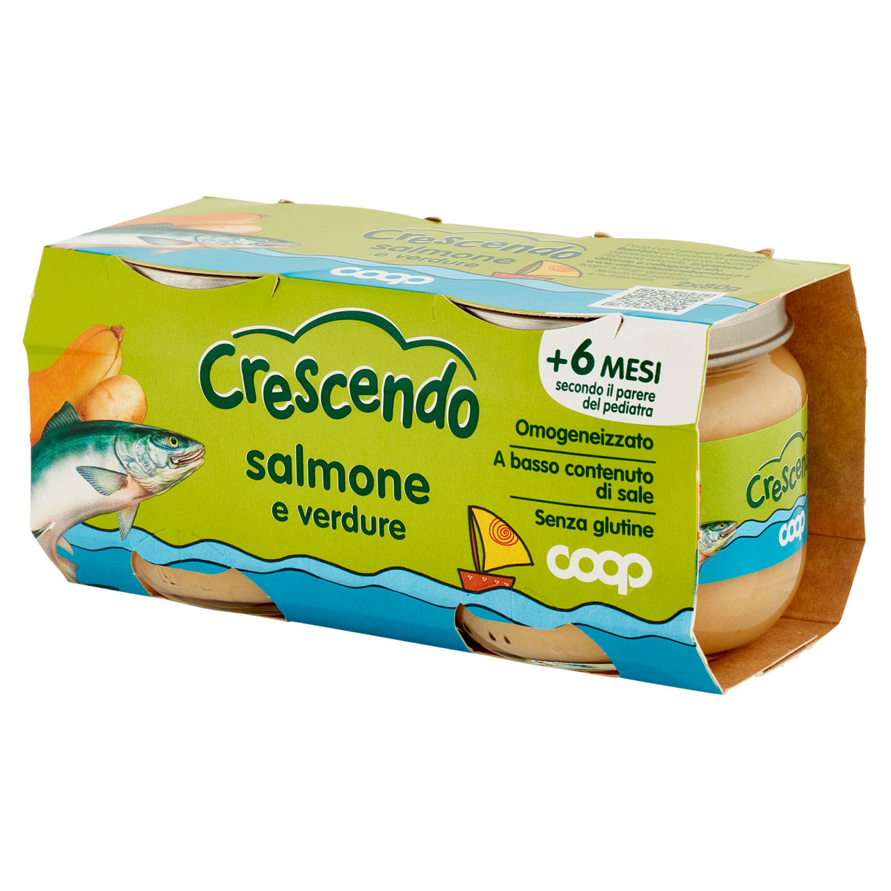 Omogeneizzato di salmone e verdure 2 pz x 80 gr - Immagine 21