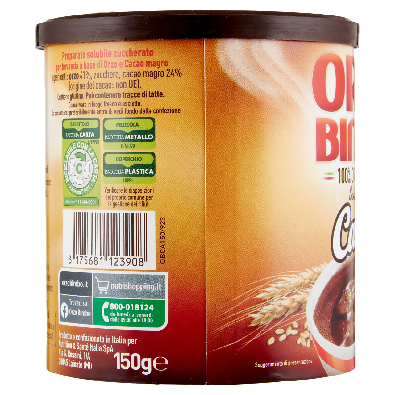 Orzo con cacao solubile 150 gr - Immagine 11
