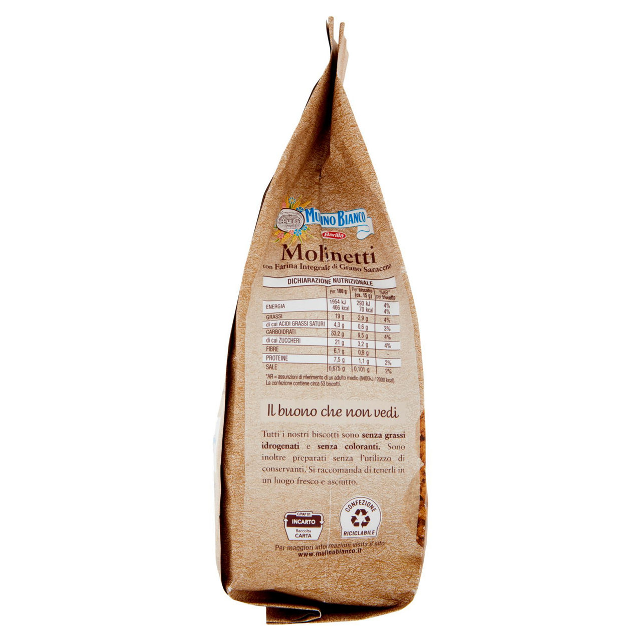 Biscotti Molinetti di grano saraceno 800 gr - Immagine 91