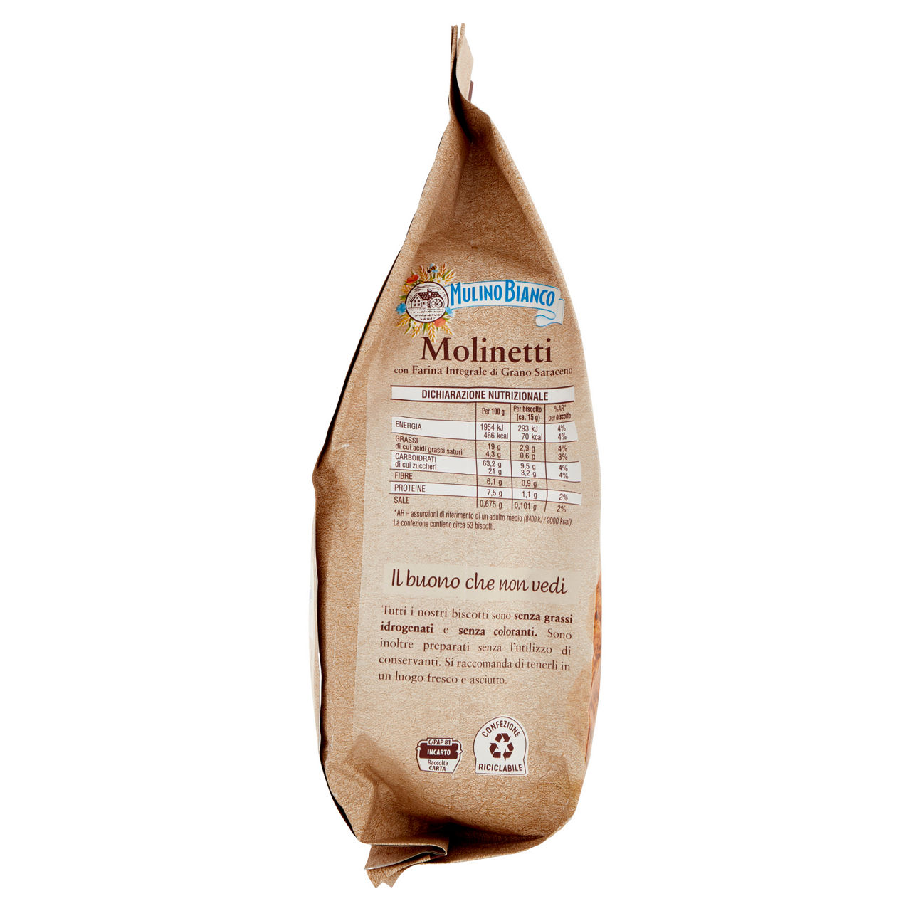Biscotti Molinetti di grano saraceno 800 gr - Immagine 121