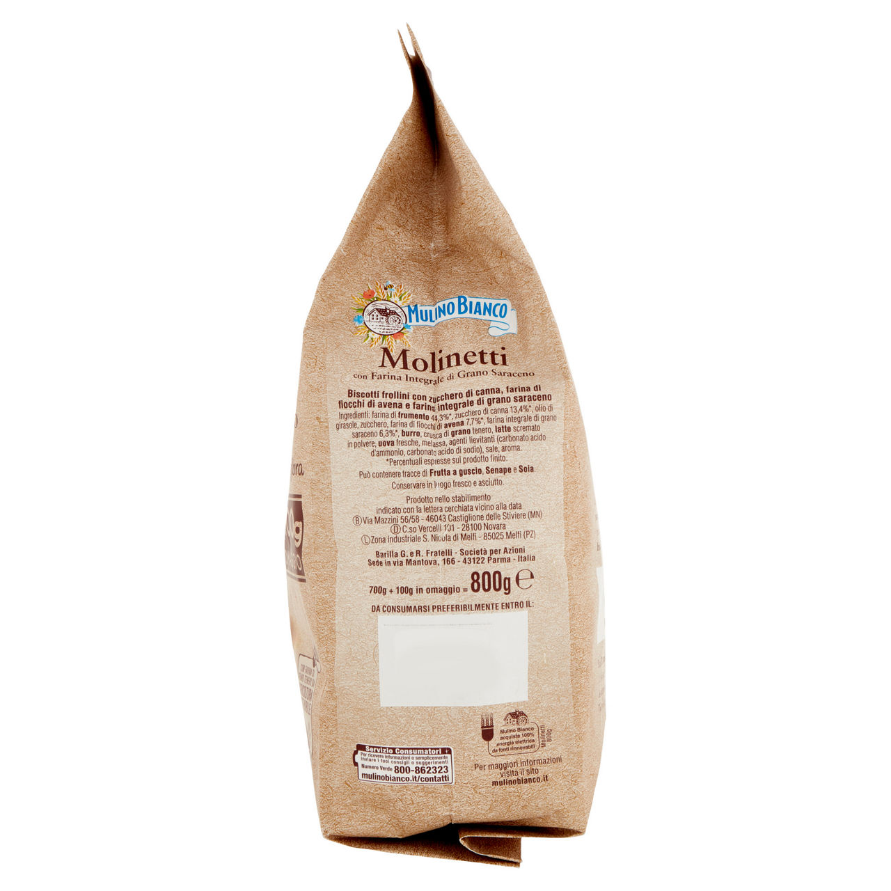 Biscotti Molinetti di grano saraceno 800 gr - Immagine 81