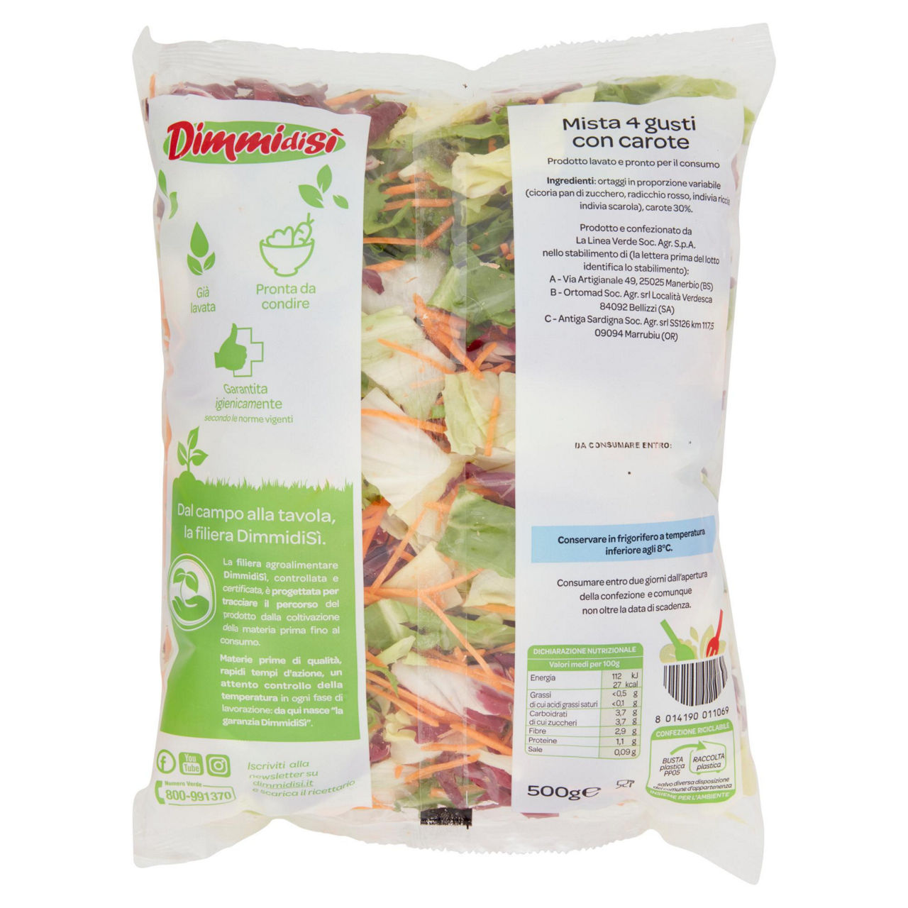 Maxi insalata mista 4 gusti 500 gr - Immagine 41