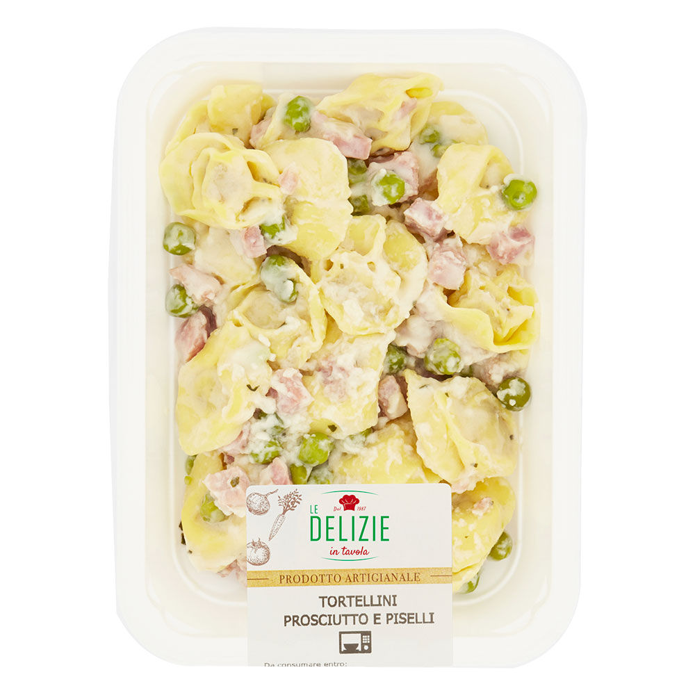 Tortellini con prosciutto e piselli - Immagine 01