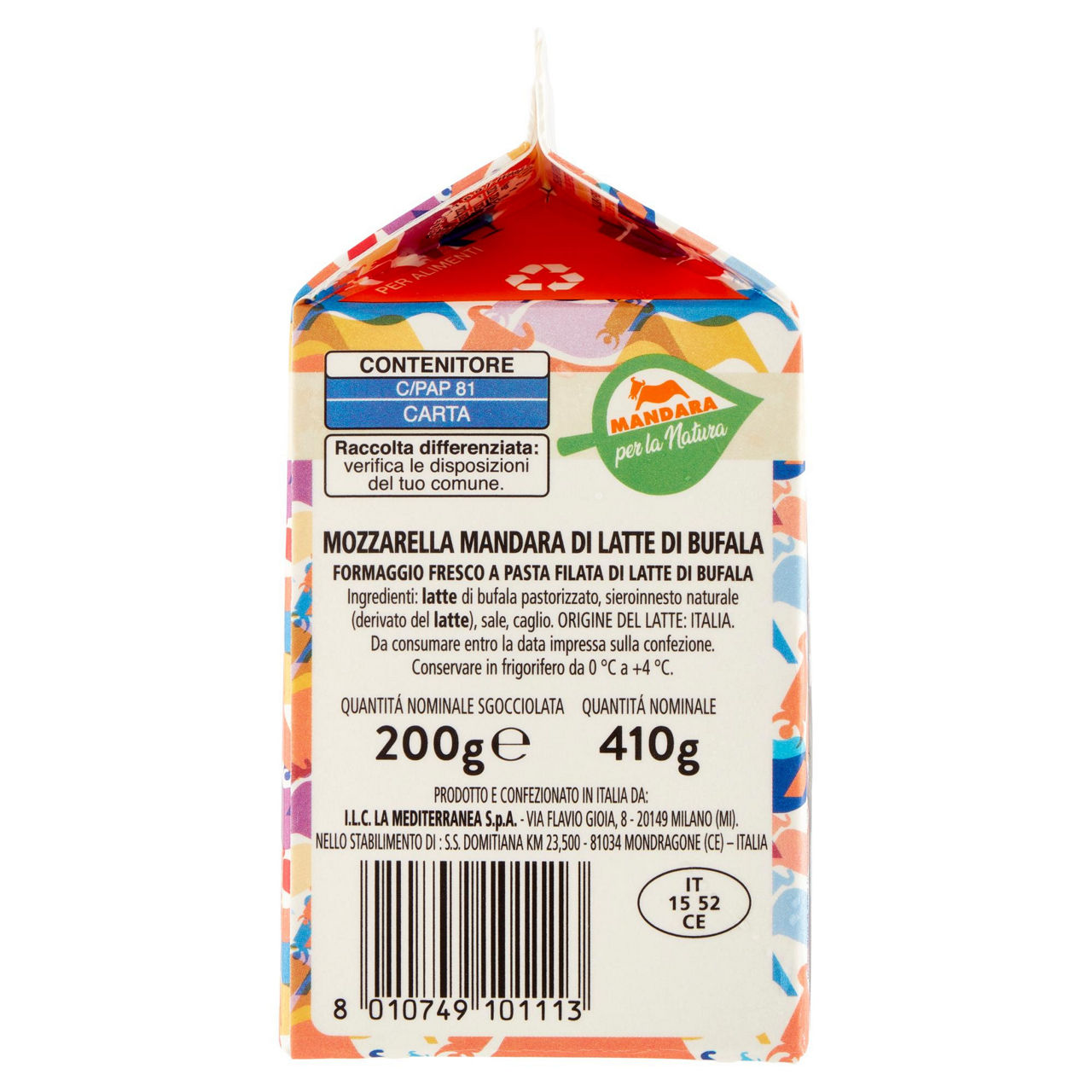 Mozzarella di latte di bufala 200 gr - Immagine 51