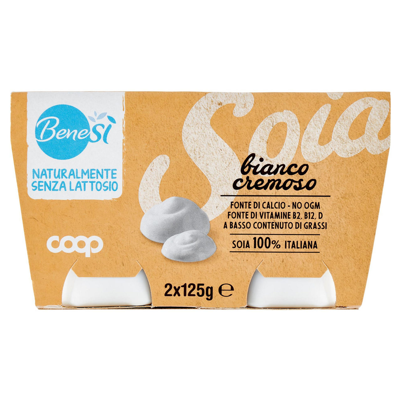 Yogurt di soia bianco cremoso 2 pz da 125 gr - Immagine 01