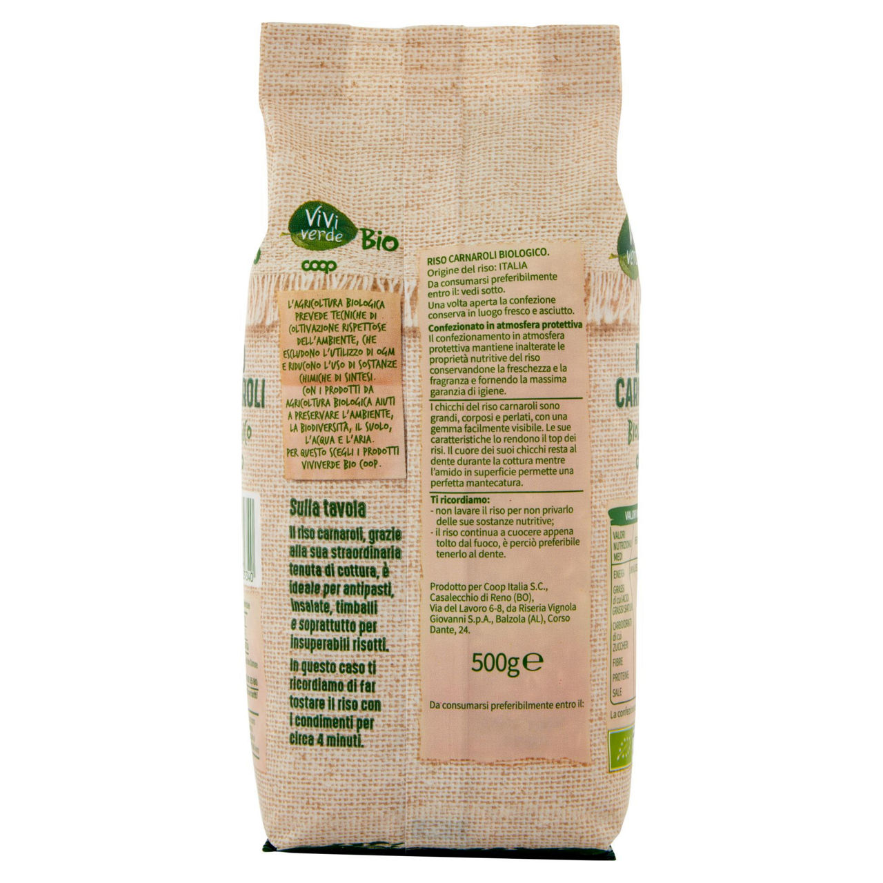 Riso caranaroli biologico 100% italiano vivi verde 500 g - Immagine 21