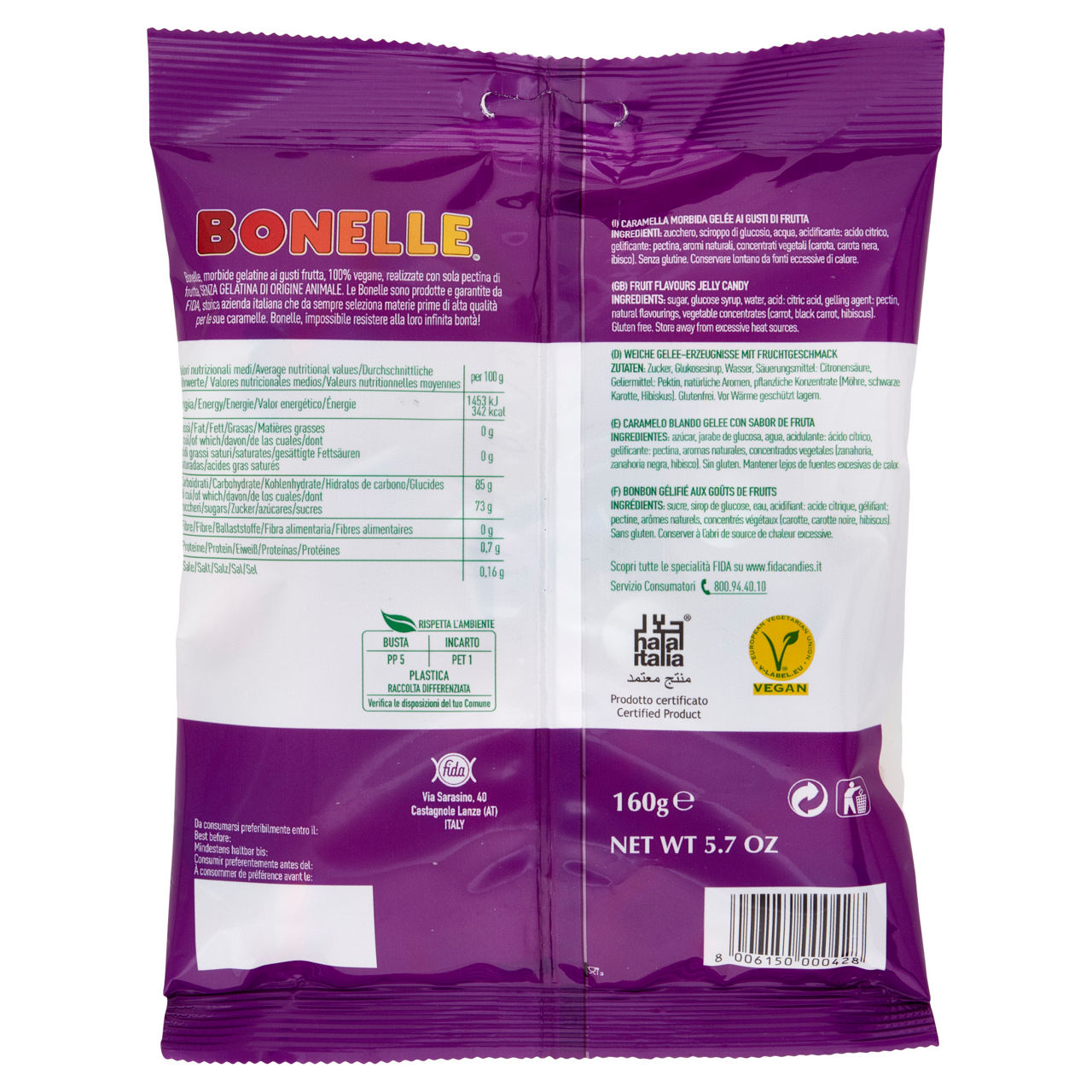 Caramelle morbide gelée ai frutti di bosco 160 gr - Immagine 31