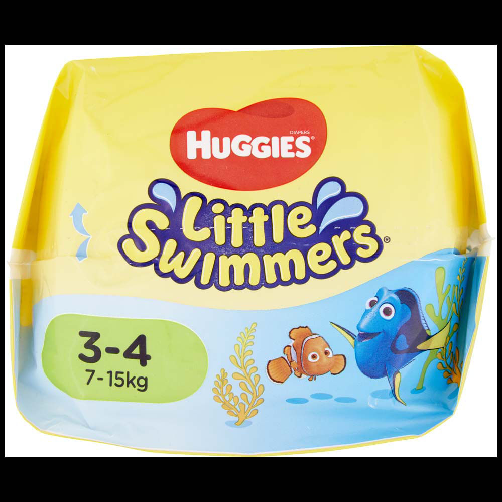 Mutandine pann.huggies little swimmers nazare tg 3-4 kg 7-15 medium sacc. pz12 - Immagine 41