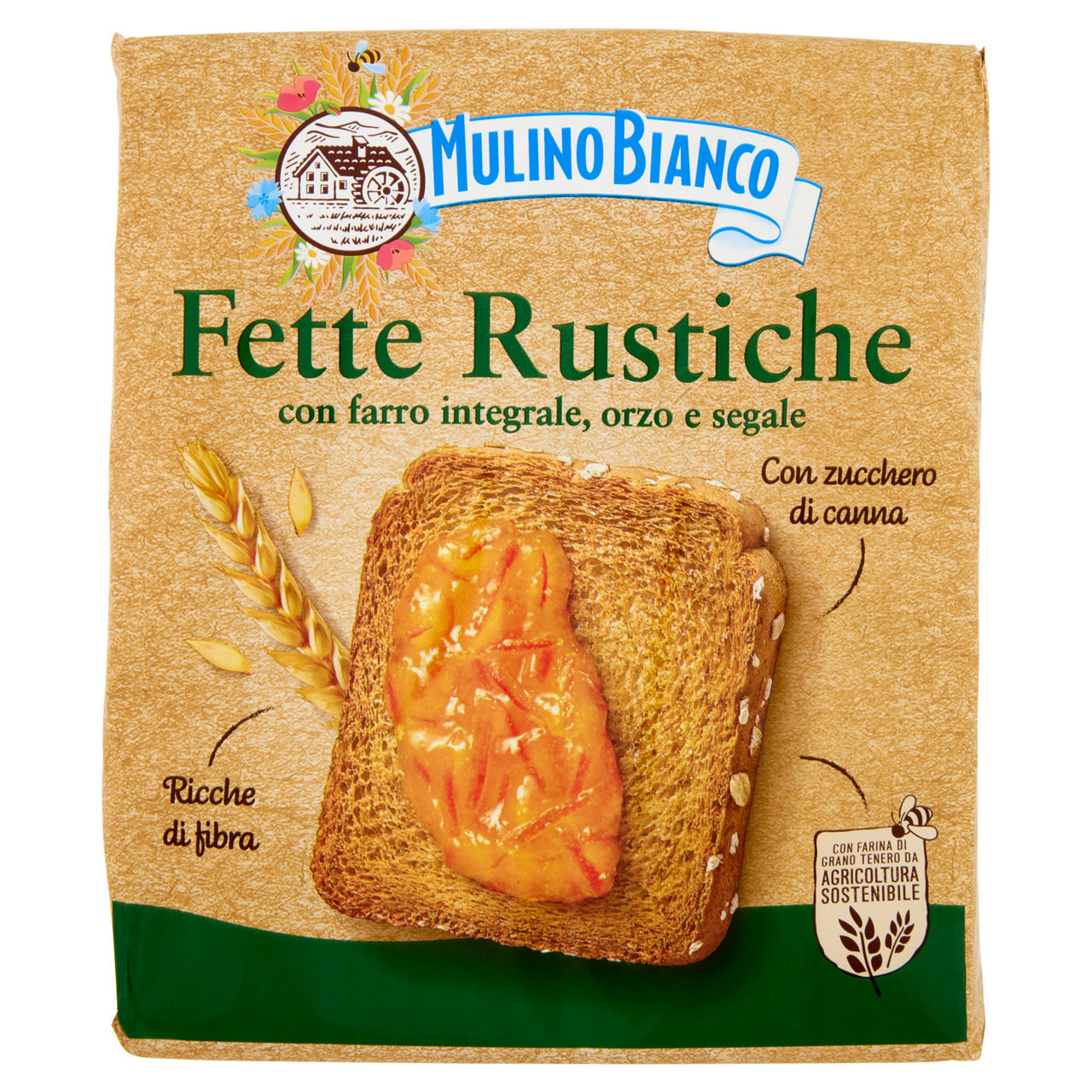 Fette biscottate rustiche 32 fette 315 rg - Immagine 01