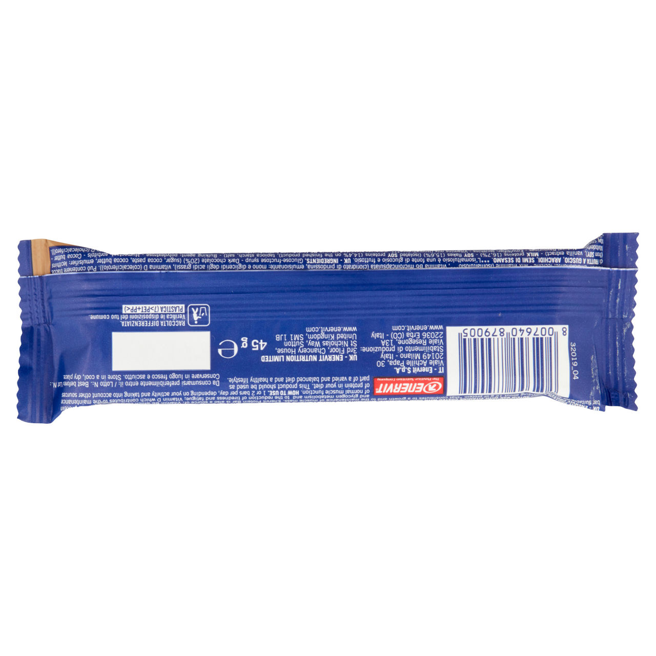 Barretta proteica con vitamine Chocolate & Cream 45 gr - Immagine 21
