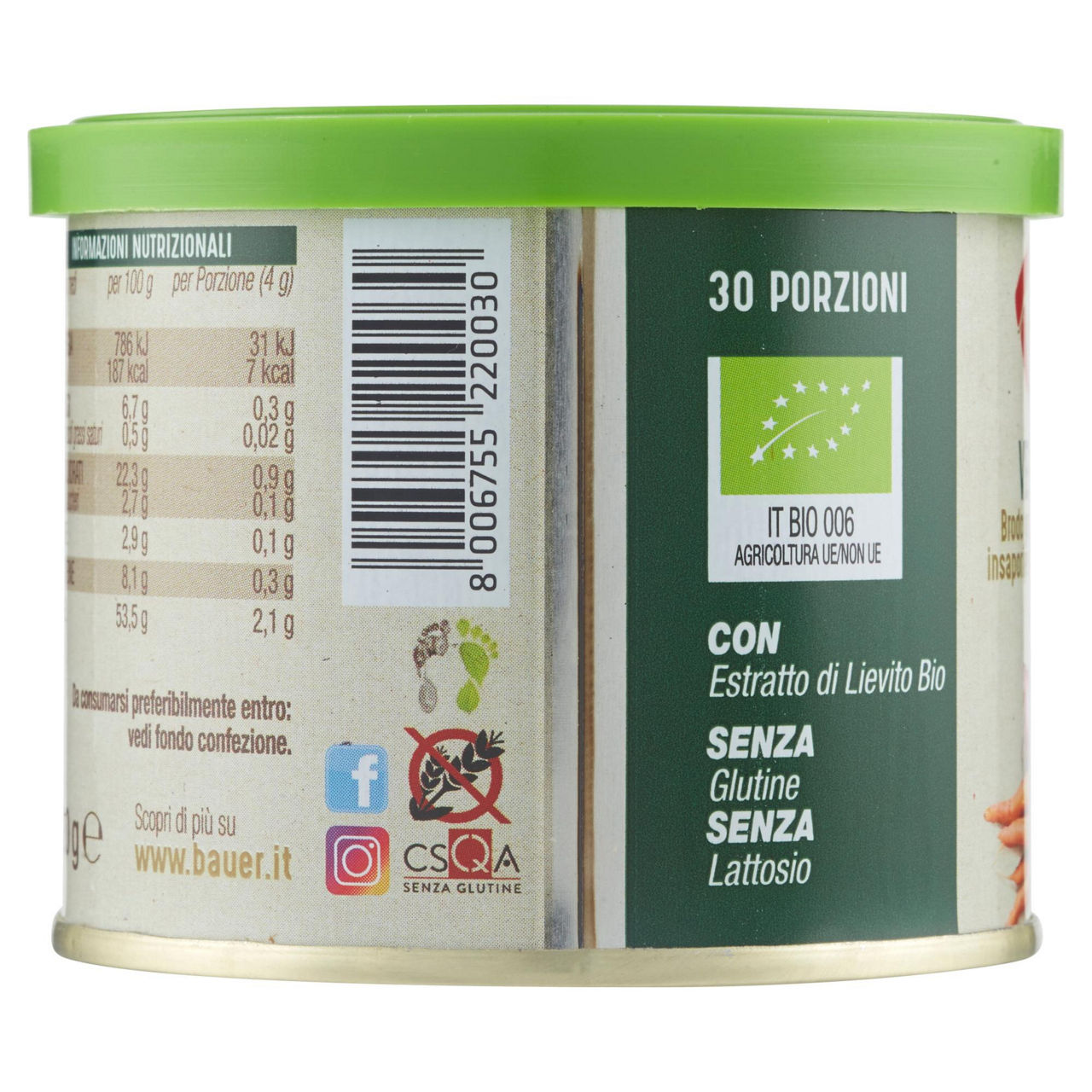 Brodo granulare istantaneo biologico vegetale bauer 120gr - Immagine 21