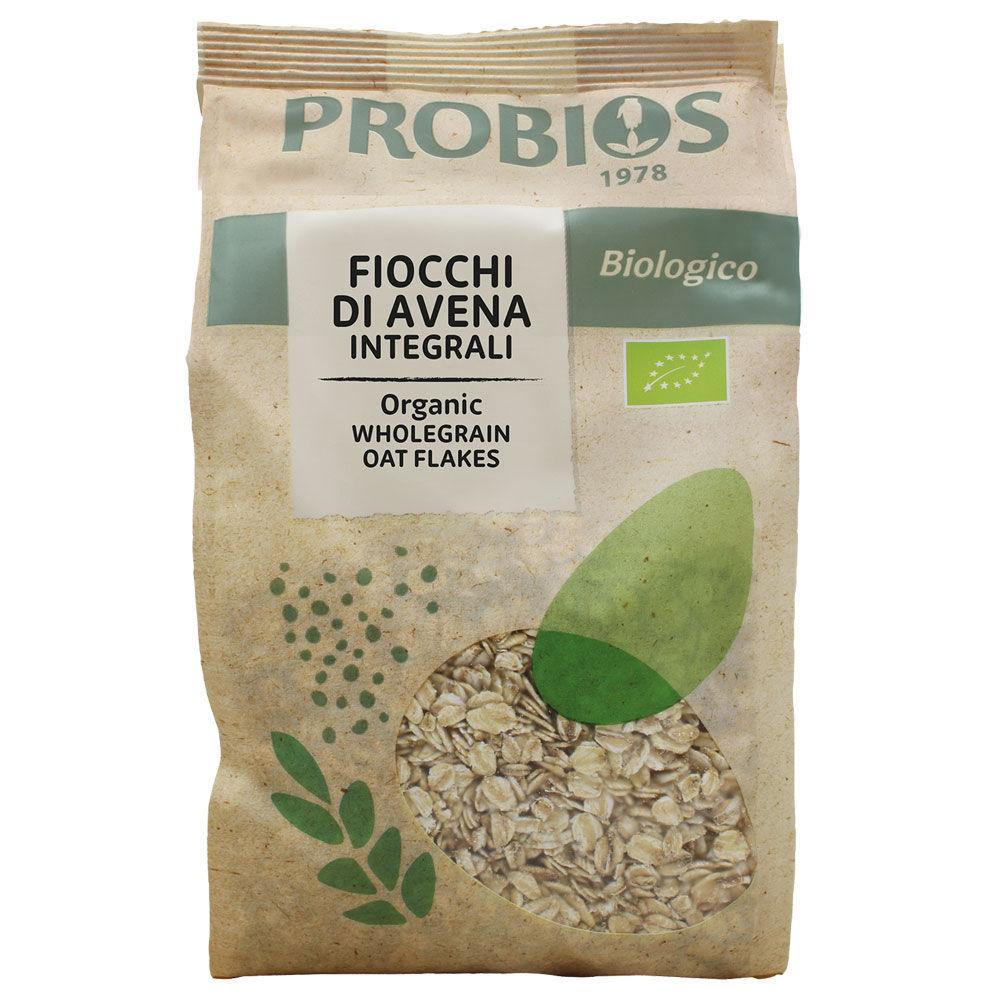 Fiocchi di avena integrali bio 500 gr