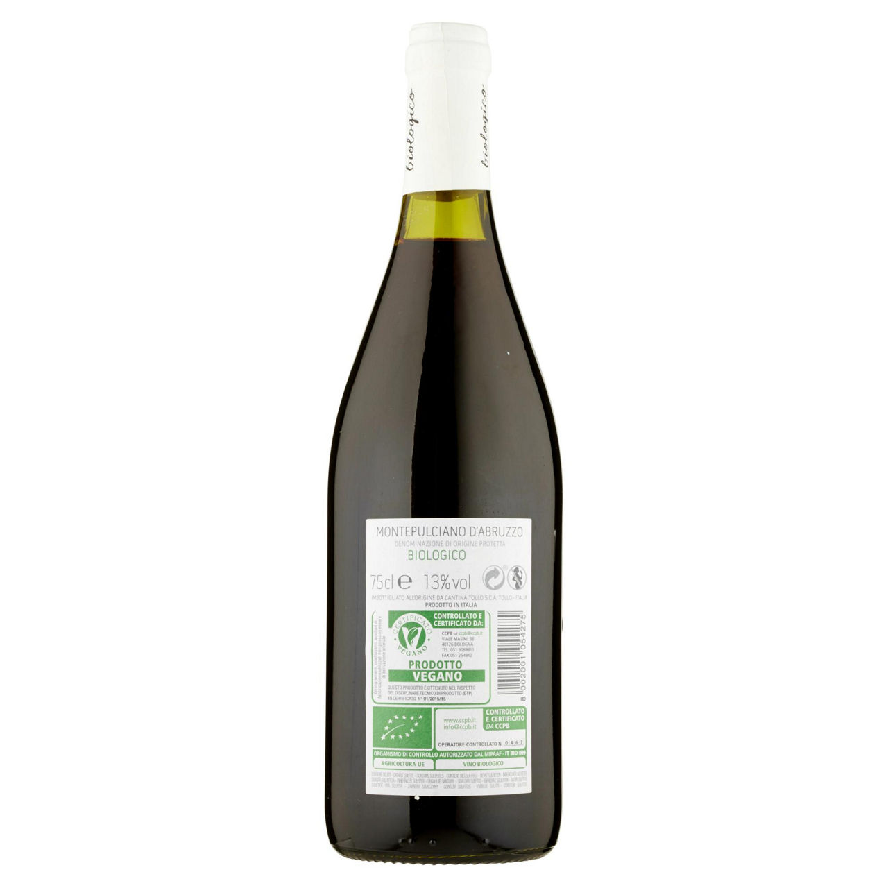 Vino rosso Montepulciano d'Abruzzo DOP bio 750 ml - Immagine 11