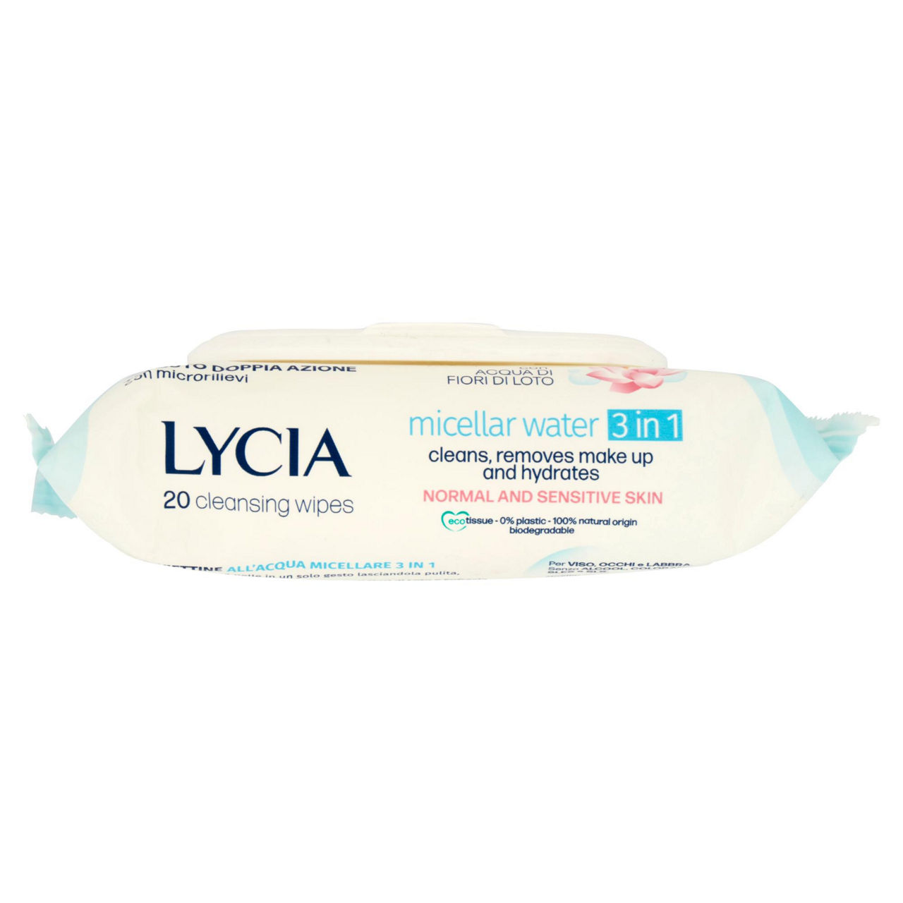 Salviettine struccanti lycia all'acqua micellare pz.20 - Immagine 11