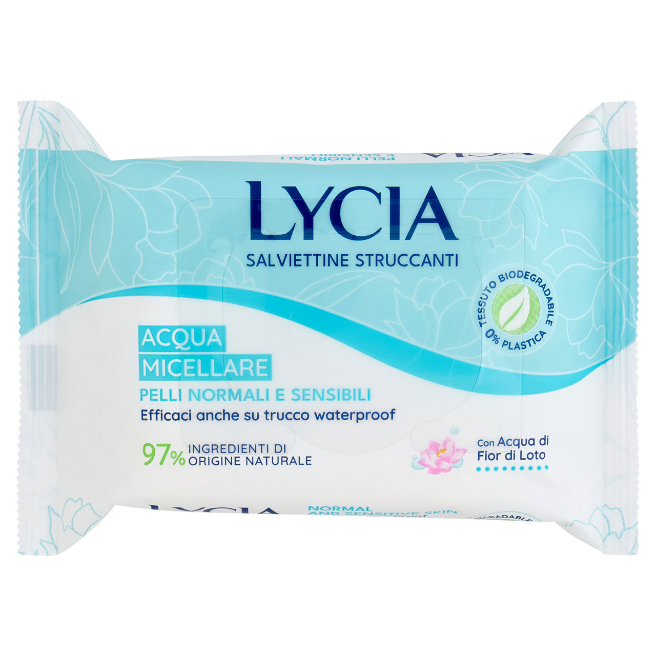 Salviettine struccanti all'acqua micellare 20 pz - Immagine 01