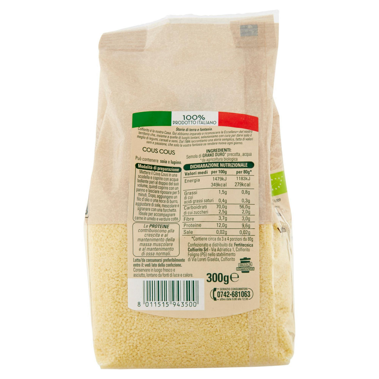 Cous cous bio 300 gr - Immagine 21