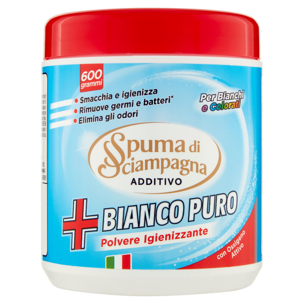 Additivo in polvere per bianchi e colorati con dosatore 600 gr - Immagine 01