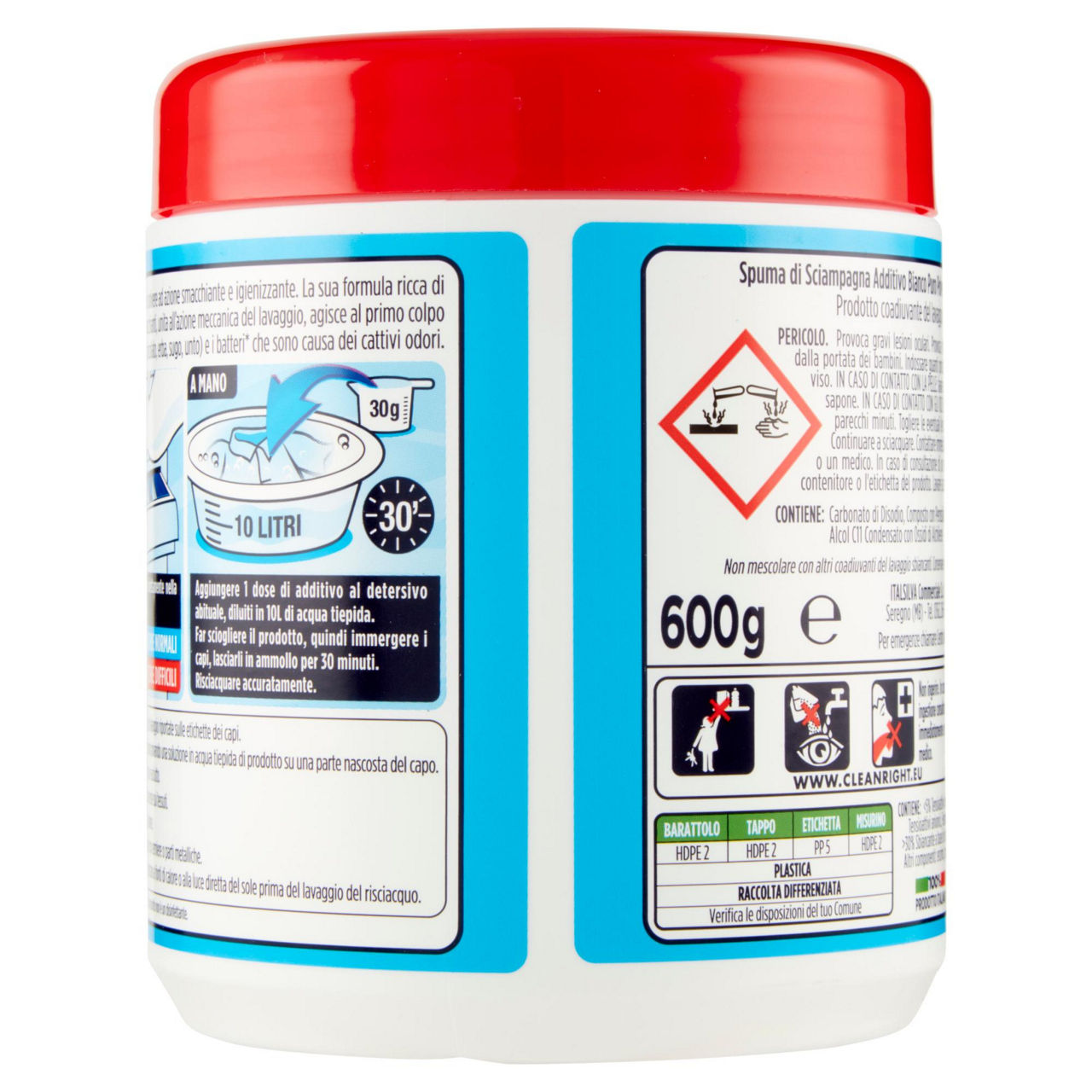 Additivo in polvere per bianchi e colorati con dosatore 600 gr - Immagine 41