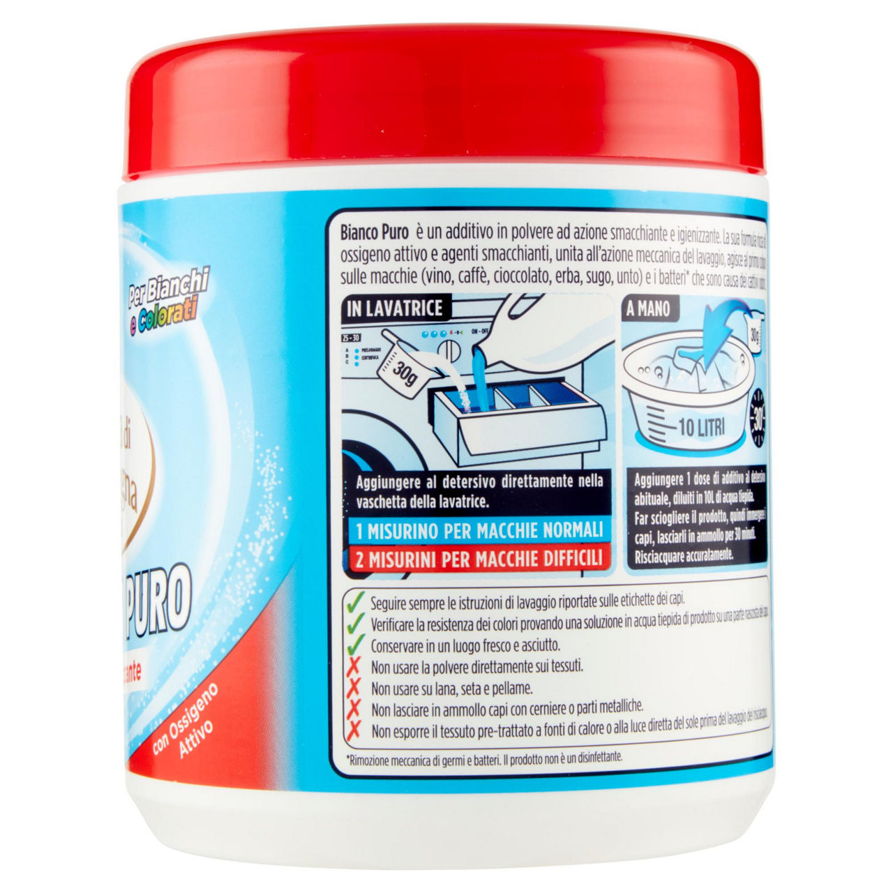 Additivo in polvere per bianchi e colorati con dosatore 600 gr - Immagine 21