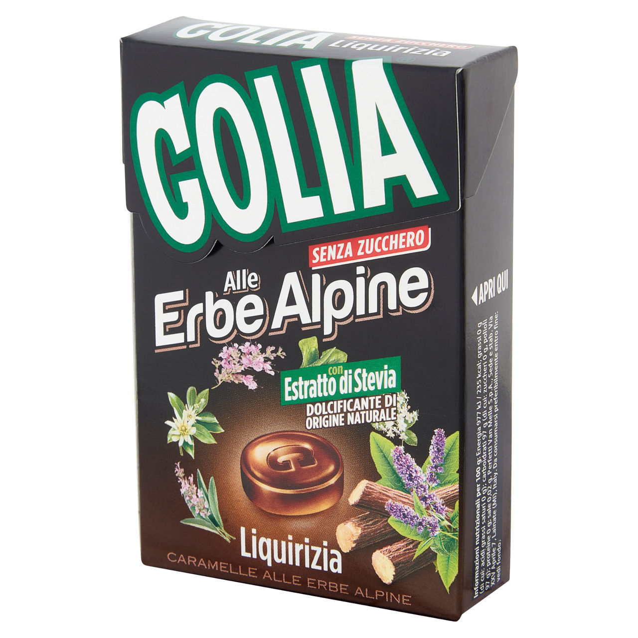 Caramelle s/z golia activ liquorice herbs scatola g 49 - Immagine 41