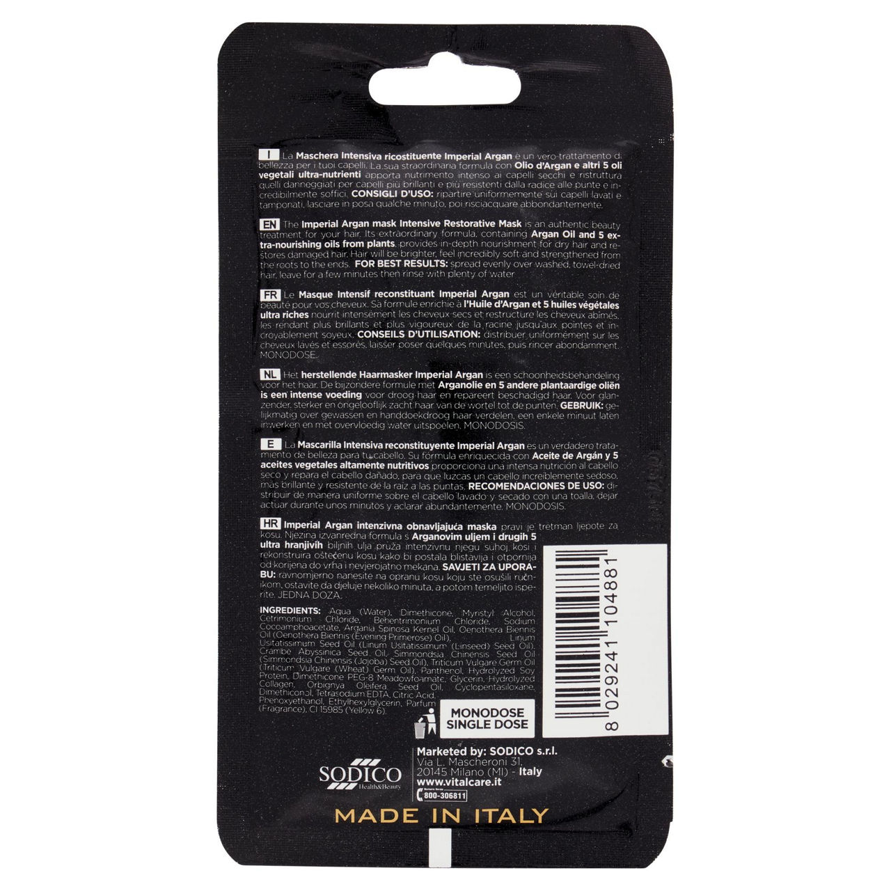 Maschera vital care luxury intesiva ristrutturante argan ml. 25 - Immagine 31