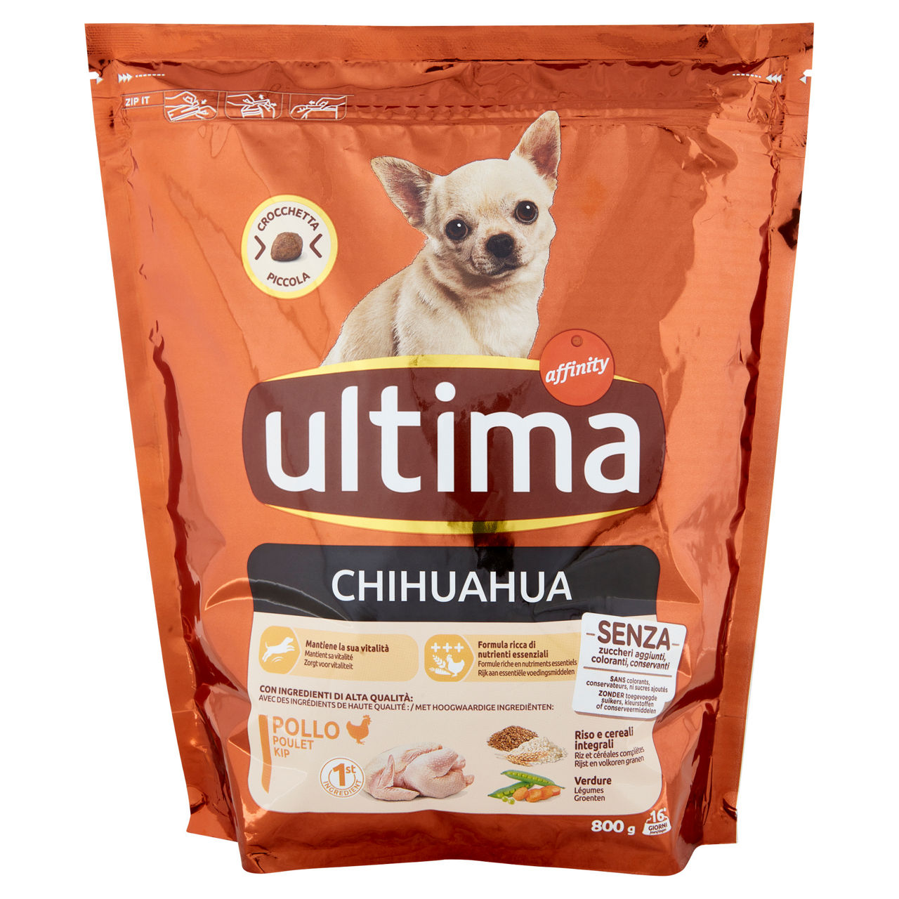 Crocchette per cani Chihuahua pollo 800 gr - Immagine 01