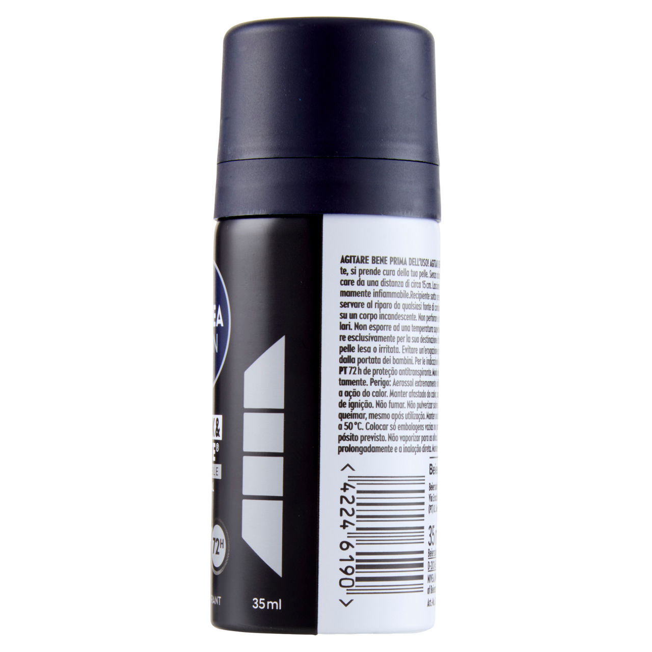 Deodorante mini taglia black&white men nivea spray ml. 35 - Immagine 31