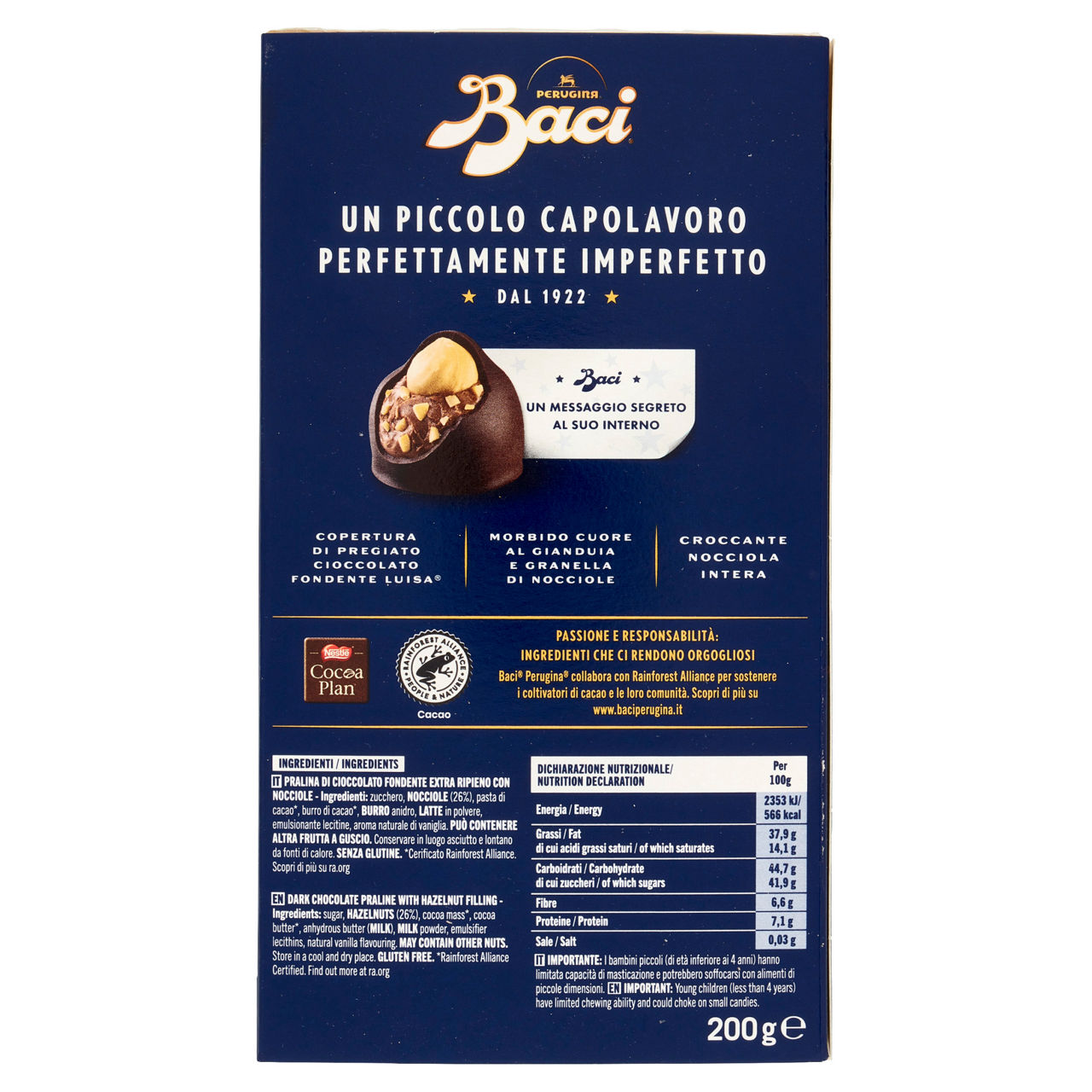 Cioccolatini baci classici 200 gr - Immagine 51