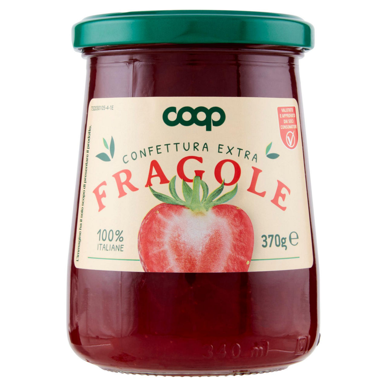 Confettura extra fragole 370 g - Immagine 01