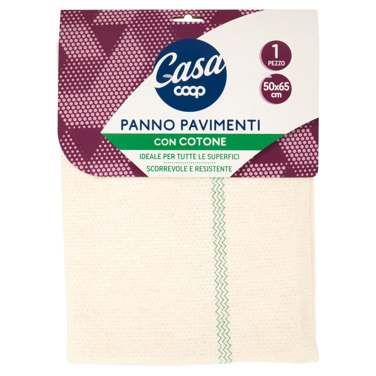 Panno in cotone per pavimenti 1 pz - Immagine 01
