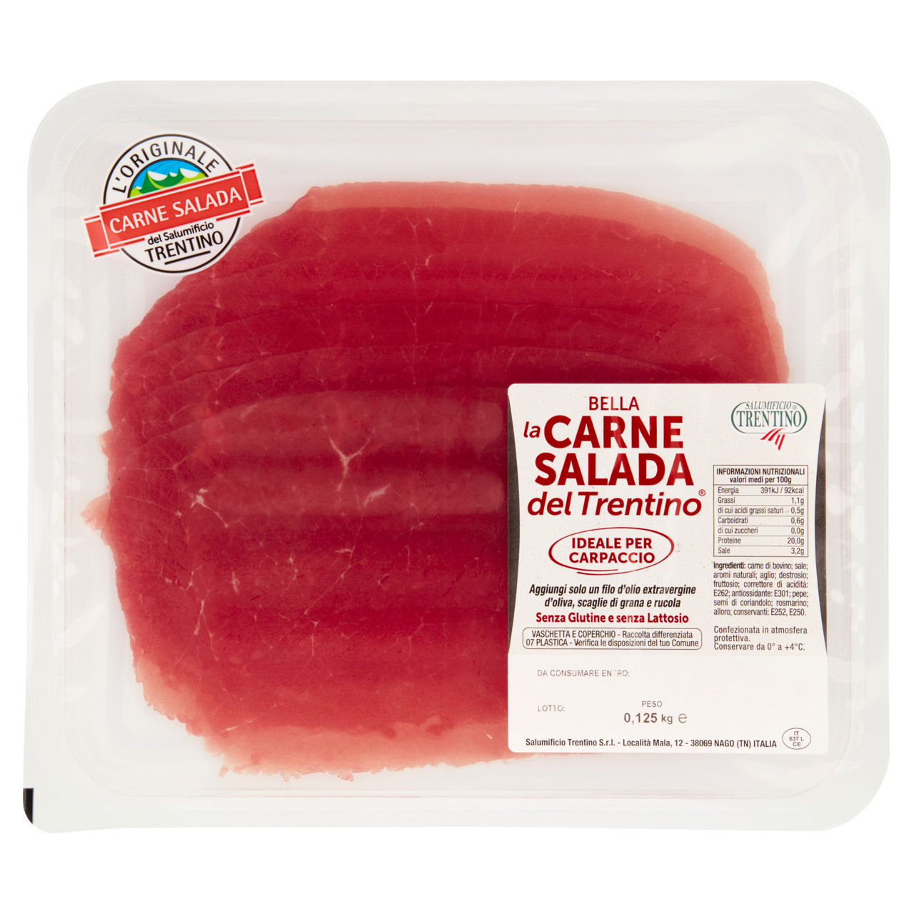 Carne salada del Trentino 125 gr - Immagine 01