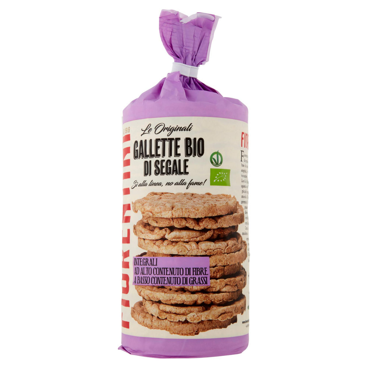 Bio gallette di segale fiorentini sacchetto g 100 - Immagine 01