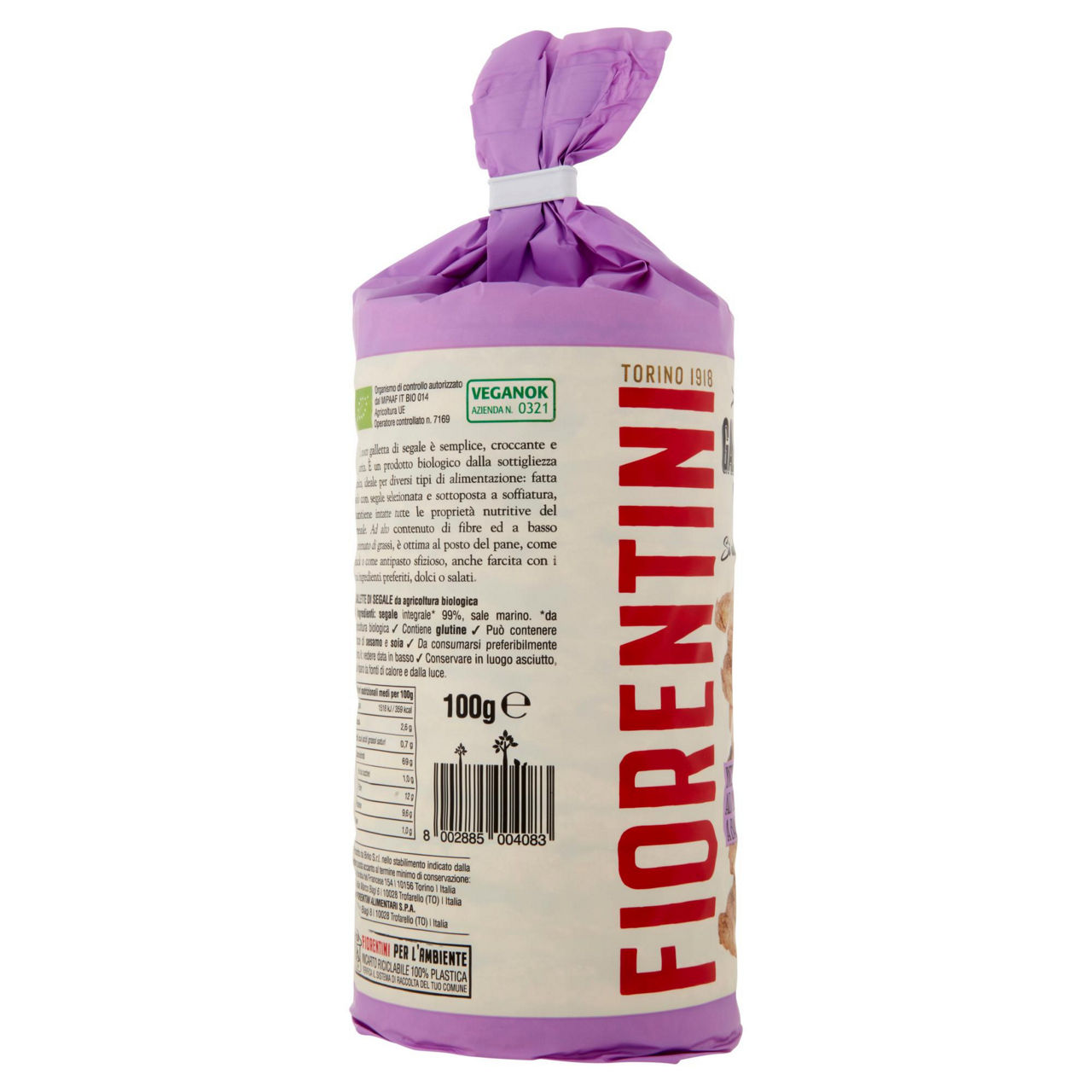 Bio gallette di segale fiorentini sacchetto g 100 - Immagine 41