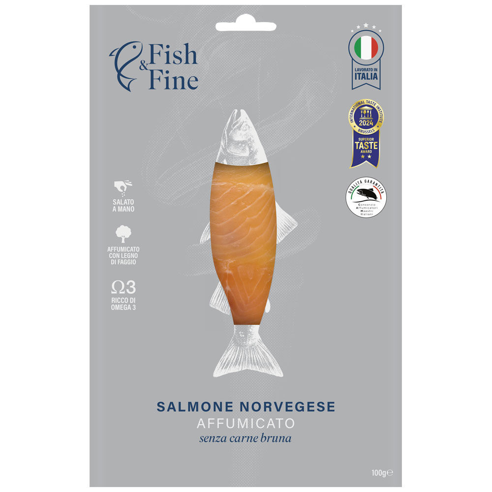 Salmone norvegese affumicato 100 gr