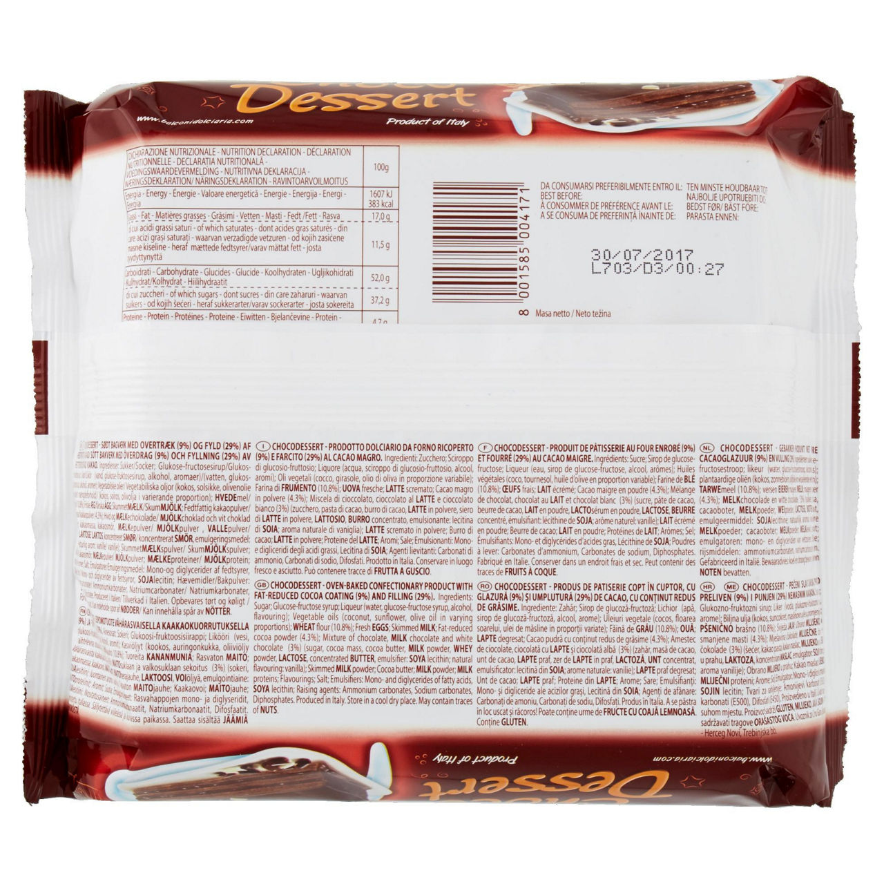 Torta dessert al cioccolato 400 gr - Immagine 41