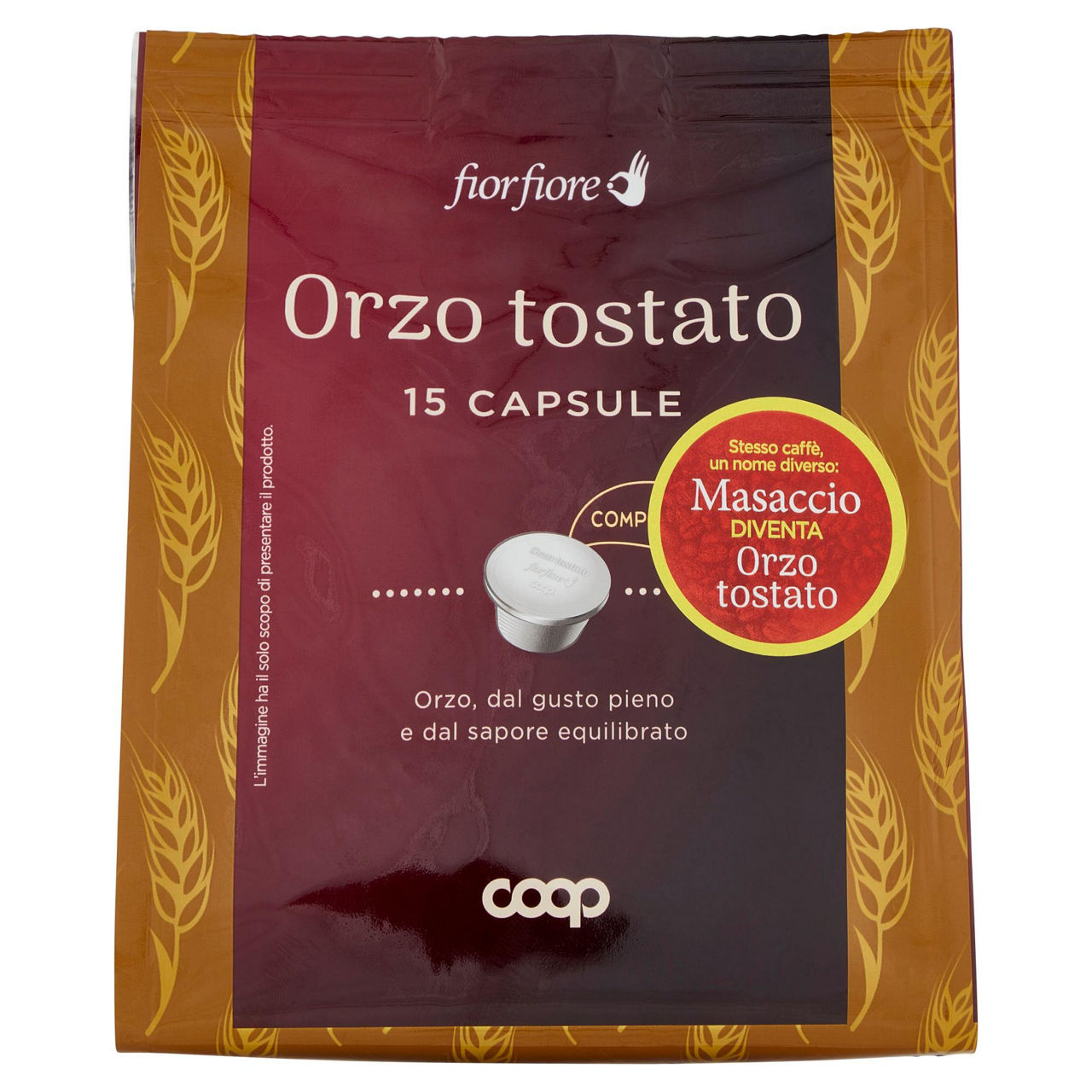 Orzo tostato in capsule compostabili 15 pz - Immagine 01