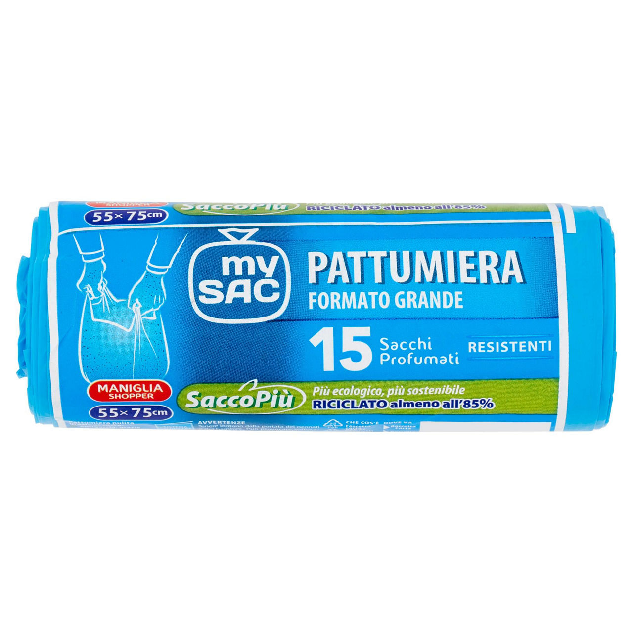Sacchi nettezza grandi 55x75 cm 15 pz