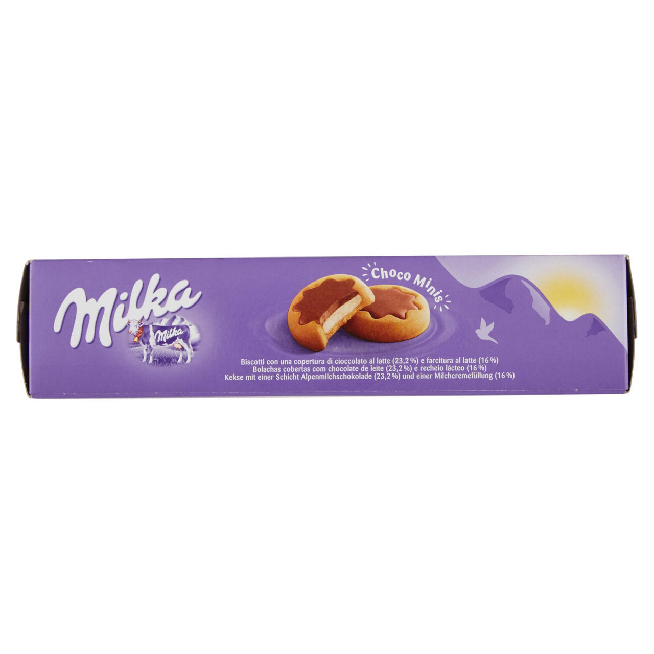 Biscotti ricoperti da cioccolato al latte e farcitura al latte 185 gr - Immagine 11
