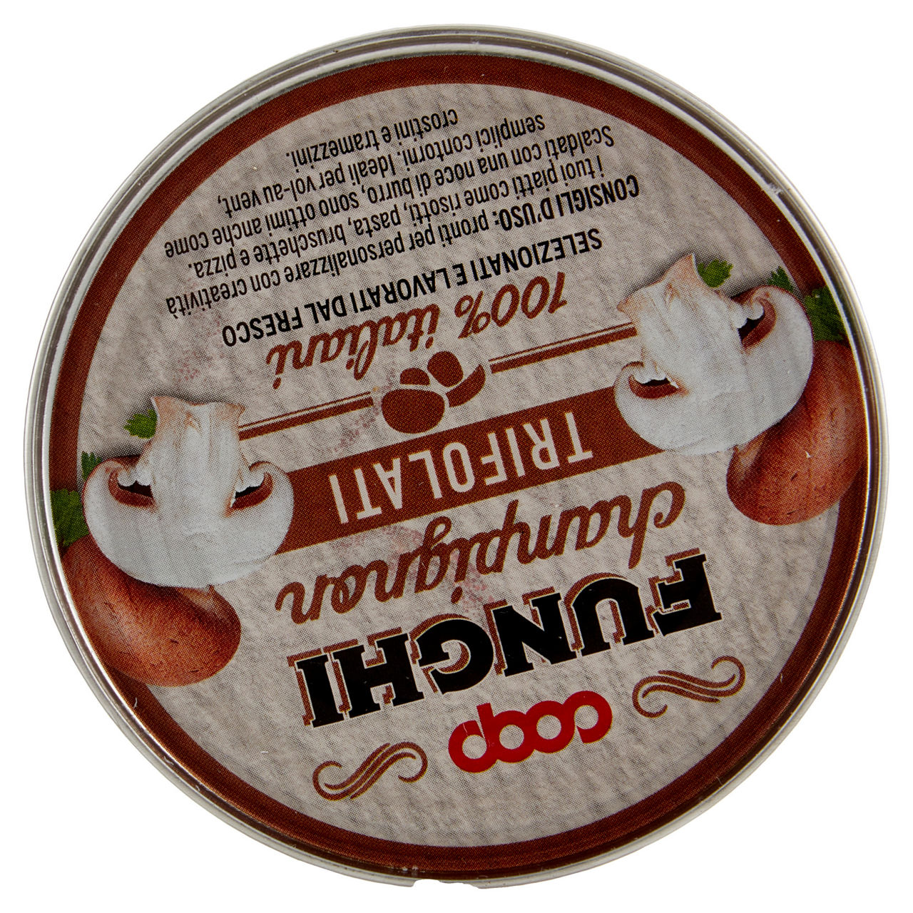 Funghi champignon trifolati coop lattina gr 185 - Immagine 11